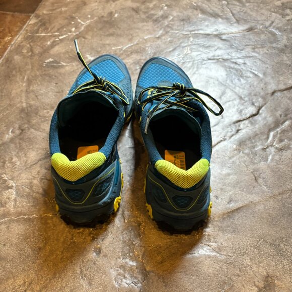 La Sportiva Men's Bushido Trail Running Shoe, Ocean Sulphur Men's Size US 10 EUC - Picture 2 of 4